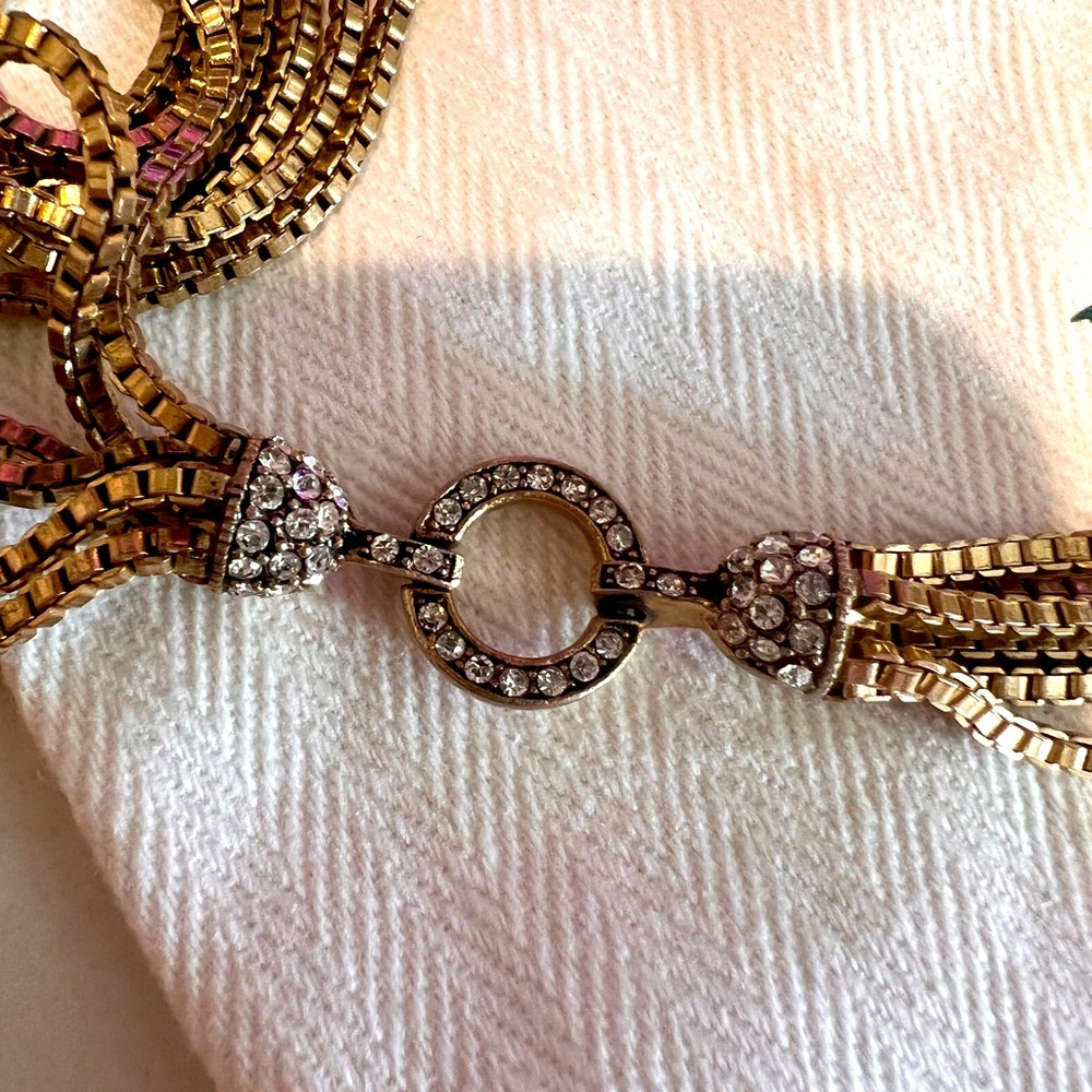 J Crew Gold chain necklace
